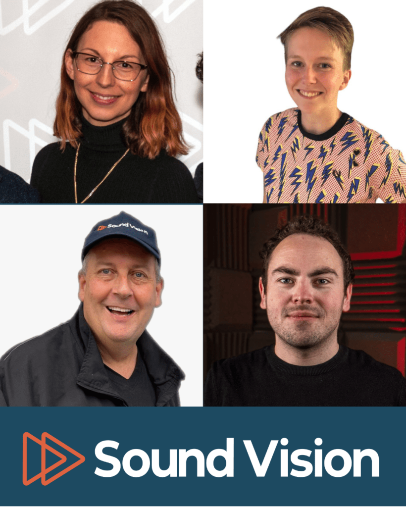 Image of the four organisers of Local Radio Day: Maxine Stride, Natalie Randall, Dom Chambers and Pete Helmore.