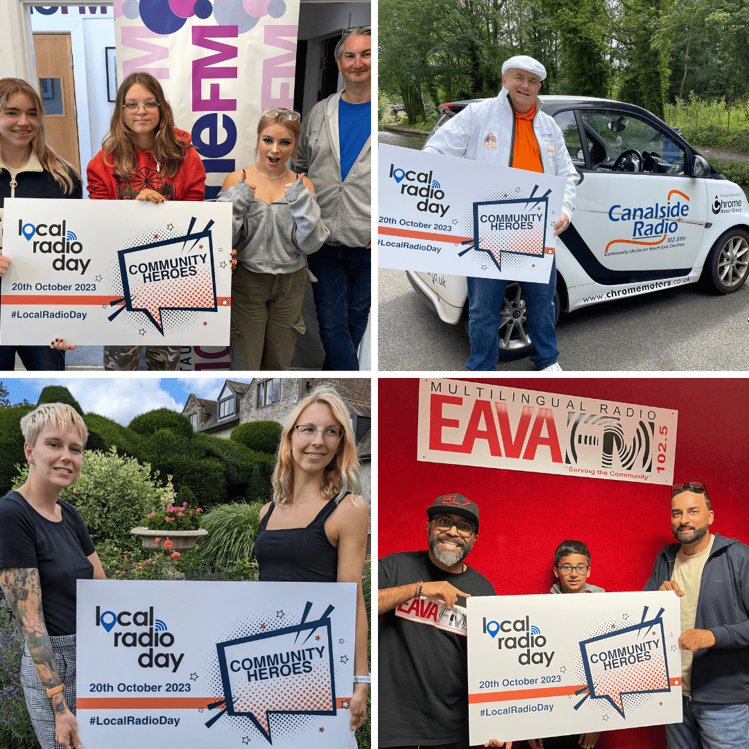 A selection of images from local radio stations across the UK celebrated as Local Radio Day's Community Heroes